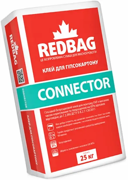 REDBAG CONNECTOR КЛЕЙ ДЛЯ ГІПСОКАРТОНУ